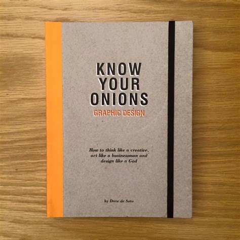Know Your Onions Graphic Book Graphic Art Graphic Design