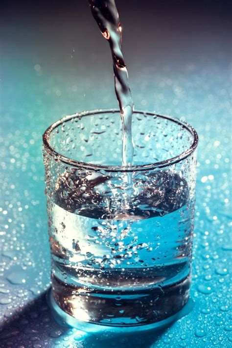 Szklanka Wody Zdjęcie Premium Glass Photography Water Art Water