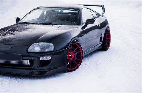 Black Toyota Supra Gets A Racer Look With Large Wing Spoiler — Carid