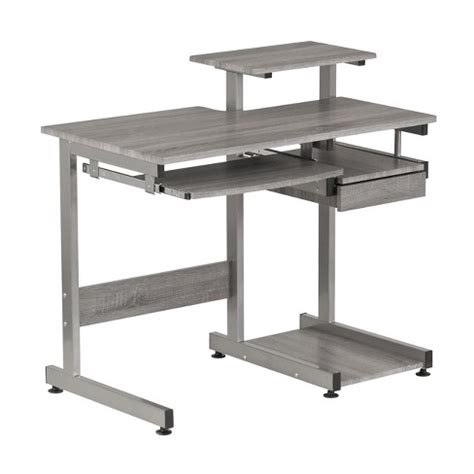 Shop today online, in stores or buy online and pick up in store. Complete Computer Workstation Desk Gray - Techni Mobili ...