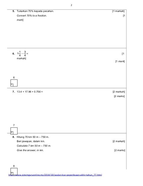 .matematik tahun 5 dwibahasa, soalan matematik tahun 4 masa dan waktu, soalan matematik tahun 5 bersama jawapan, soalan matematik spm tingkatan 4, soalan matematik darjah, soalan matematik pra, soalan matematik pt3 2016, soalan kssr tahun 2 matematik via www.slideshare.net. Soalan Matematik Pecahan Tahun 5 - Selangor f