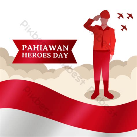 Pahlawan Heroes Day Red Character Png Images Psd Free Download Pikbest