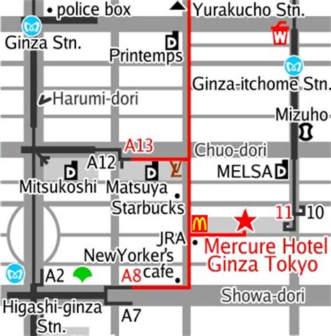 Department stores, restaurants, high end boutique and everything. Mercure ginza map | 2Madames.com เที่ยวแบบครอบครัว ไลฟ์สไตส์แบบครอบครัว