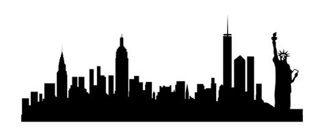 new york city skyline clip art