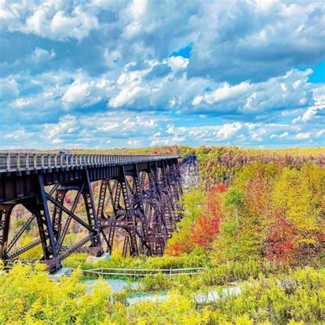 Kinzua Bridge State Park A Top Fall Foliage Spot In Pennsylvania