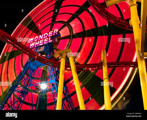 Denos Wonder Wheel Coney Island Amusement Park Brooklyn New York