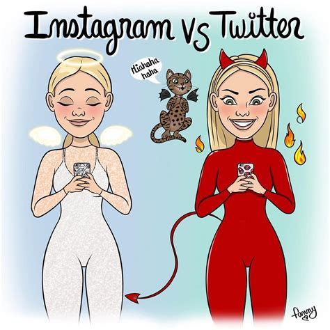 Fanny ♣️ On Instagram “team Instagram 😇 Ou Team Twitter 😈 😅 Moi Insta à 100 Sawyer Ce Chat