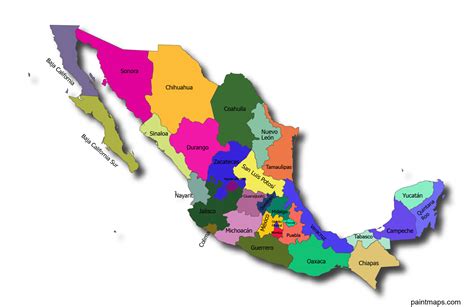 ¡bravo 48 Listas De Vector Mexico Map Png Make The Map Interactive