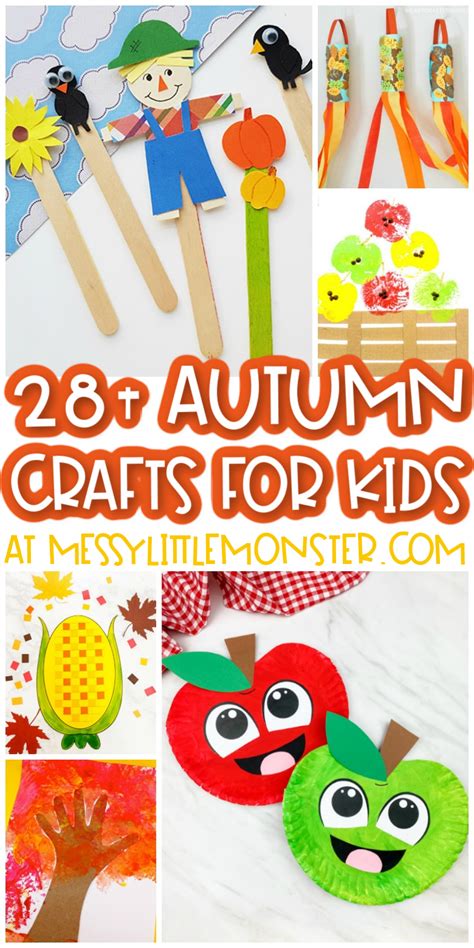 Autumn Crafts For Kids Messy Little Monster