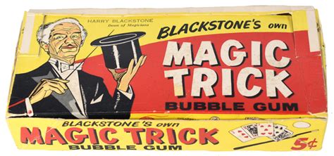 Blackstones Own Magic Trick Bubble Gum Quicker Than The Eye