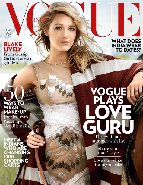 Vogues Covers Blake Lively