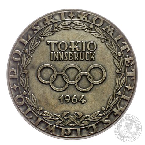 Polska jest jednym z dwunastu krajów, które wzięły udział we wszystkich zimowych igrzyskach olimpijskich. POLSKI KOMITET OLIMPIJSKI - TOKIO INNSBRUCK 1964, medal ...