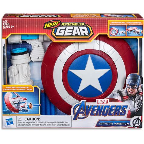 Nerf Assembler Gear Marvel Avengers Captain America Big W