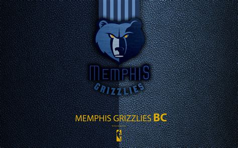 Download Wallpapers Memphis Grizzlies 4k Logo Basketball Club Nba
