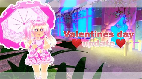 💗royale High Valentines Day Update Bought All Accessories 💗 Youtube