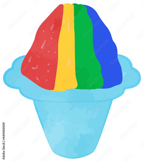 Shaved Ice Cartoon Royalty Free Svg Cliparts Vectors And Stock Clip Art Library