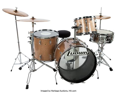 19661967 Ludwig Champagne Sparkle Drum Kit Musical