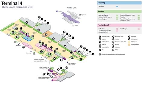 London Heathrow Terminal 4 Map Island Maps