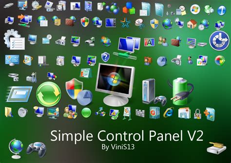 Simple Control Panel V2 By Vinis13 On Deviantart