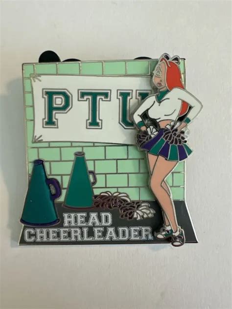 Disney Wdw Le Pin Trading University Ptu Jessica Rabbit Head Cheerleader A Picclick