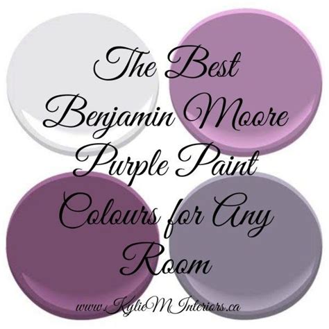 The 9 Best Benjamin Moore Purple Paint Colours And Undertones
