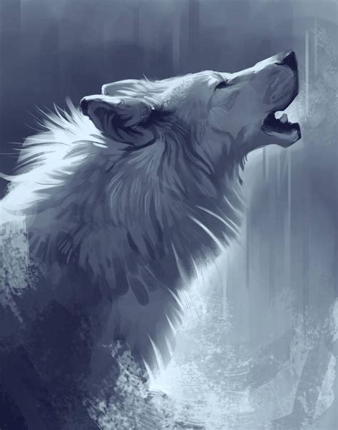 Wolf Drawing By Tehchan Wolf Art Fantasy Wolf Artwork Canine Art