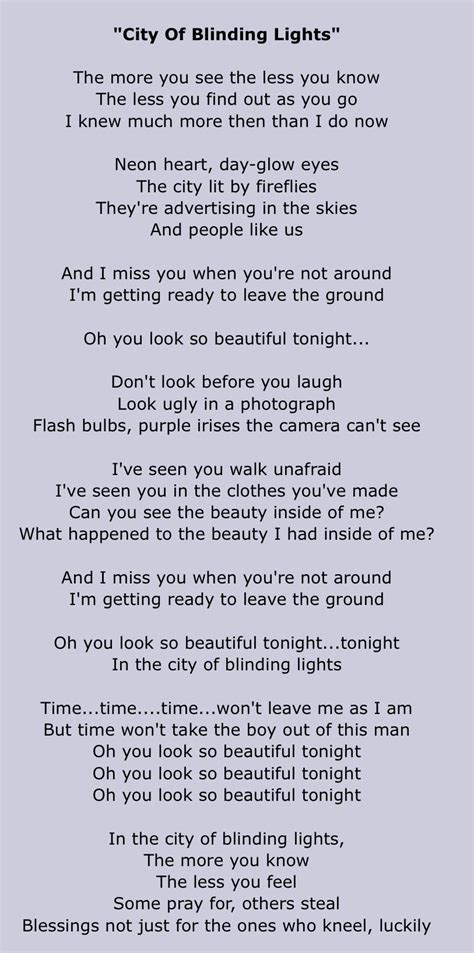 U2 City Of Blinding Lights City Of Blinding Lights Love Me
