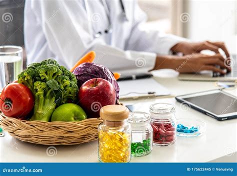 Natural Fresh Fruits Vegetables And Vitamins For Healthy Lifestyles