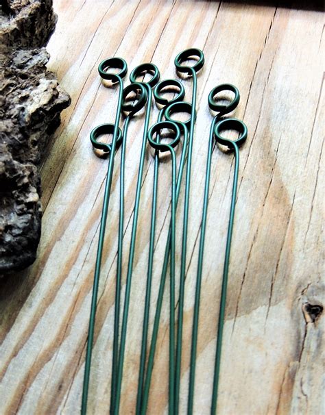 Set Of 10 Green Tall Wire Card Holder Table Number Place Card Etsy