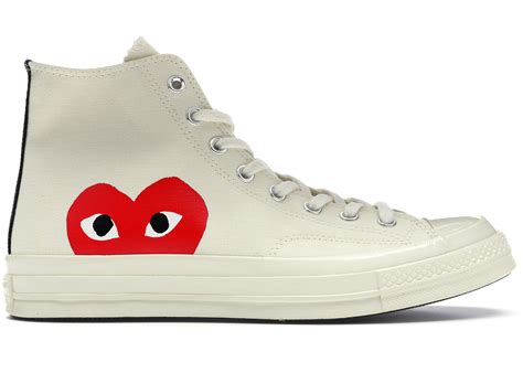 Converse Chuck Taylor All Star 70 Hi Comme Des Garcons Play White