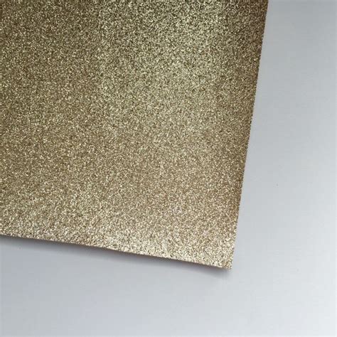 Pale Gold Glitter Fabric Sheet 8x11 Glitter Sheet Glitter