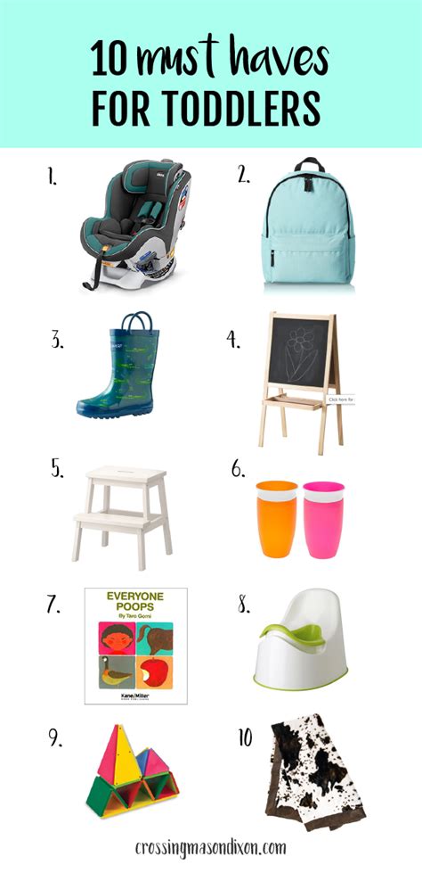 Toddler Must Haves Toddler Must Haves Dixon
