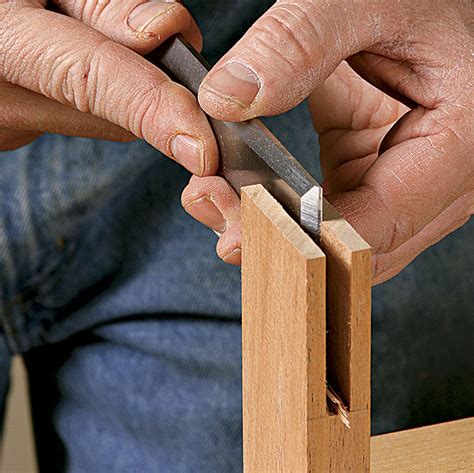 Cutting The Bridle Joint Finewoodworking