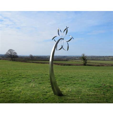 Stainless Steel Modern Outdoor Kinetic Wind Sculpture