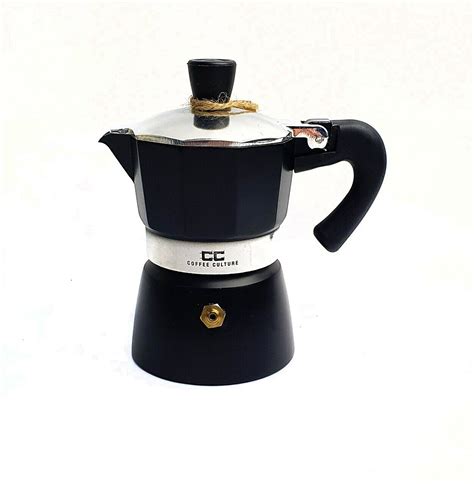 Coffee Culture Italian Stove Top Coffee Espresso Maker Percolator 1 Cup Black Ebay