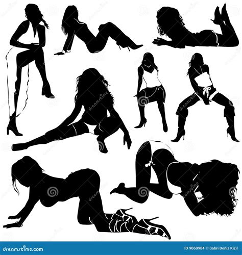 sexy women vector stock images image 9060984