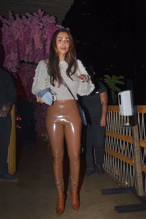 Malaika Arora Makes The Last Of The Winter Nights Jazzy In Leather Pants