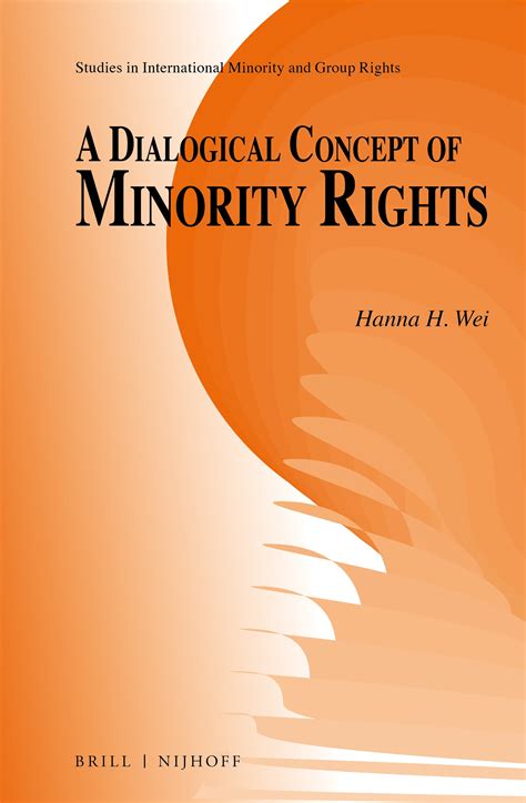 Preliminary Material In A Dialogical Concept Of Minority Rights