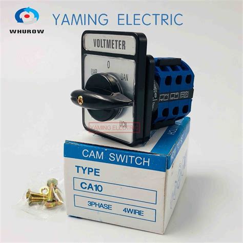 Ca10 Voltmeter Selector Cam Switch 3 Phase 4 Wires 7 Position 20a 660v