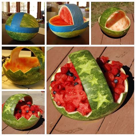 These watermelon carvings and watermelon baskets are not. Wonderful DIY Watermelon Basket