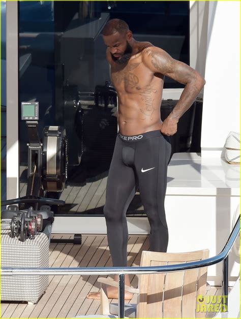 LeBron James Does A Shirtless Workout While Vacationing In Italy Photo LeBron James