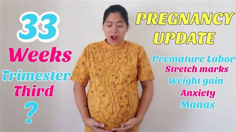 33 weeks of pregnancy update ano ang mga nararamdaman sa last trimester firstime mom