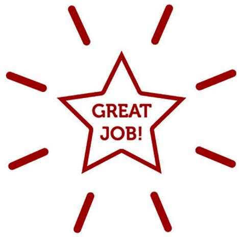 Great Job Star Stamp