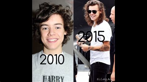 harry styles hair evolution youtube