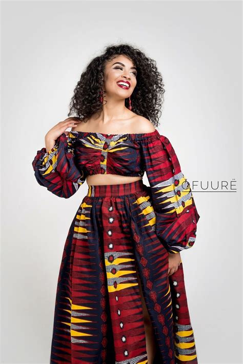Ronke Crop Top ÖfuurË African Print Fashion Dresses African