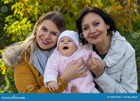 Three Generations Of Women Stock Image Image Of Elderly 233675841