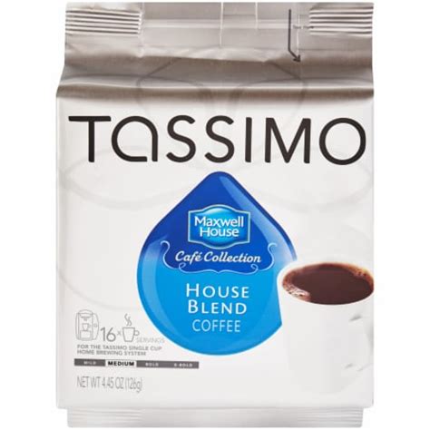 Tassimo Maxwell House Cafe Collection House Blend Medium Coffee T Discs 45 Oz Fred Meyer