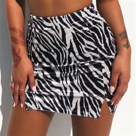 Pin By Trendom On Lovely Bottoms Zebra Print Skirt Mini Skirts