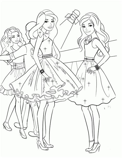 Barbie Coloring Pages Pdf Download And Print These Barbie Pdf