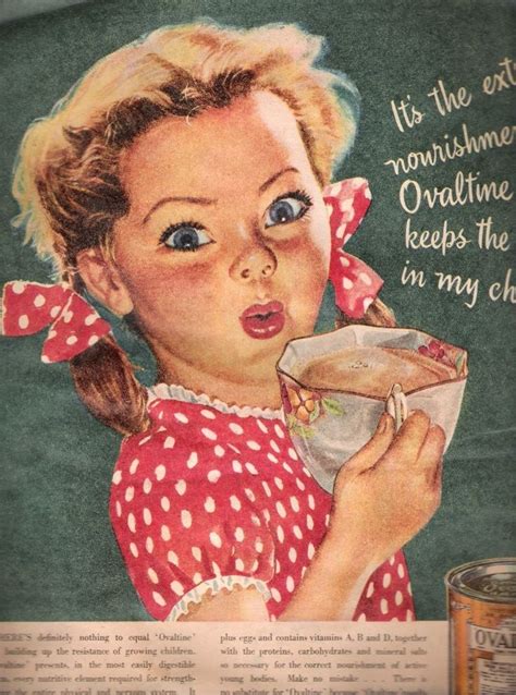 Vintage Australian Ovaltine Ad 1940s Retro Advertising Vintage